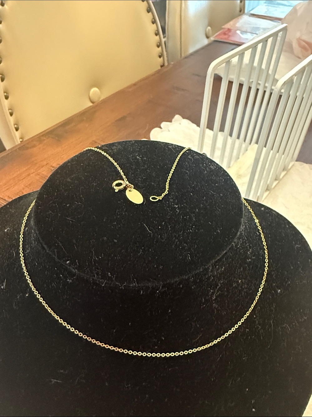 Delicate Gold Cable Chain Necklace - Women Jewelry